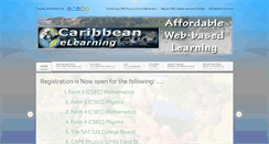 Desktop Screenshot of caribbean-elearning.com