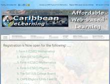 Tablet Screenshot of caribbean-elearning.com